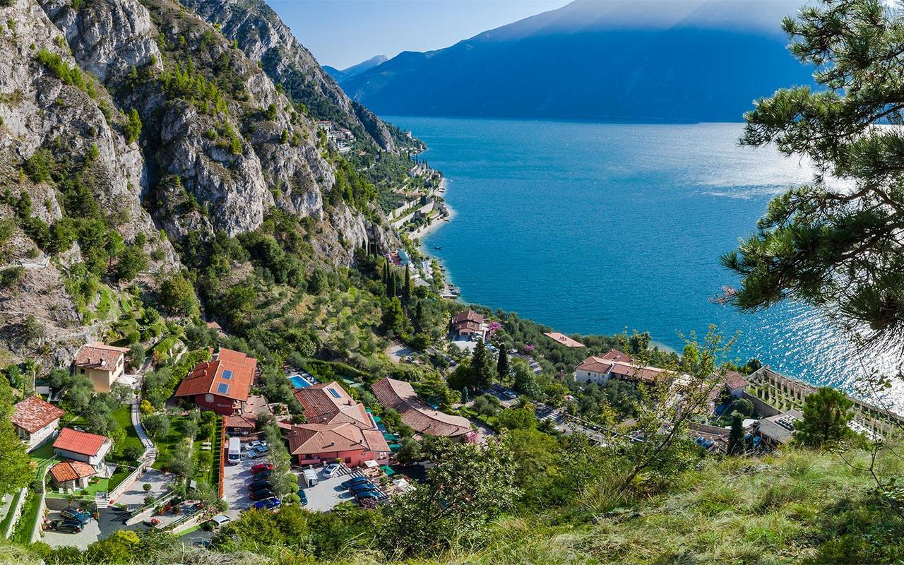 Hotel La Gardenia & Villa Oleandra Лимоне сул Гарда Екстериор снимка